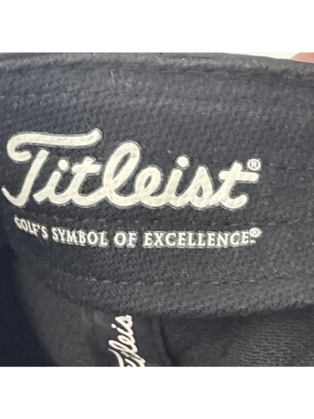Titleist ProV1 FJ Golf Hat Strapback Tour Proformance Embroidered Black